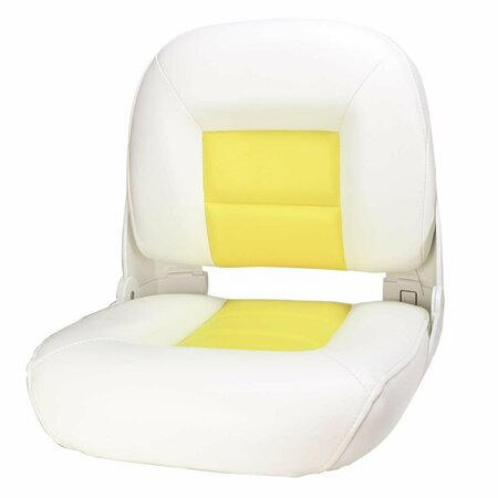 LASTPLAY 60860 Navistyle Boat Seats - White, Yellow LA2624236